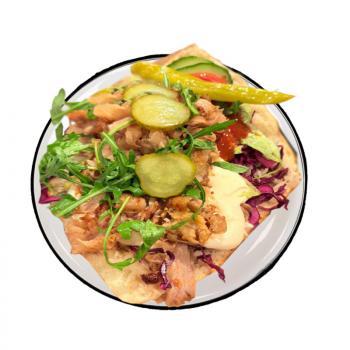 Döner im Fladenbrot mit Beilage & Soße