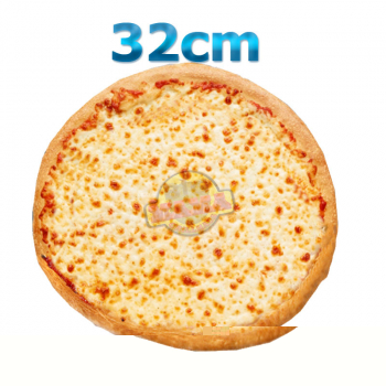 Pizza Margherita würzige Tomatensauce und geriebener Pizzakäse