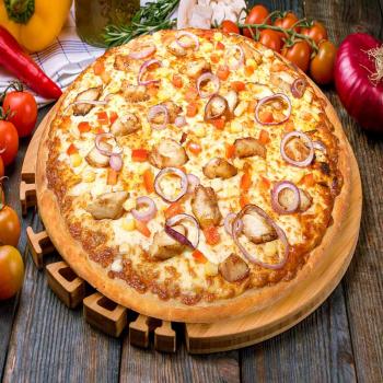 Pizza Westen bestellen | BBQ-Sauce, Hähnchenbrust