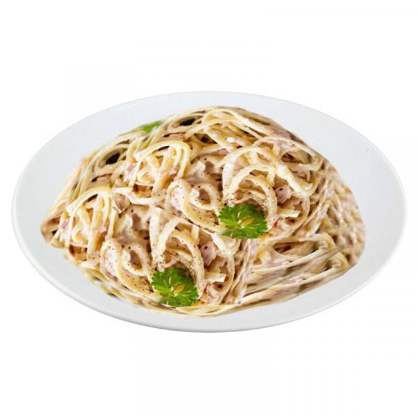 Spaghetti Alla Panna mit Schinken & Sahnesauce