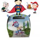 Kleiner Hamburger in der Kid's Box inkl. Pommes, Getränk und Spielzeug.