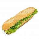 Baguette Vegetarisch mit Salat & Soße
